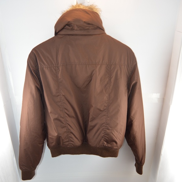 Freezin' Point Brown Puffer Coat w/ Fur Collar - Picture 5 of 7